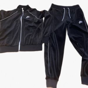 Nike Velvet Black Track Suit